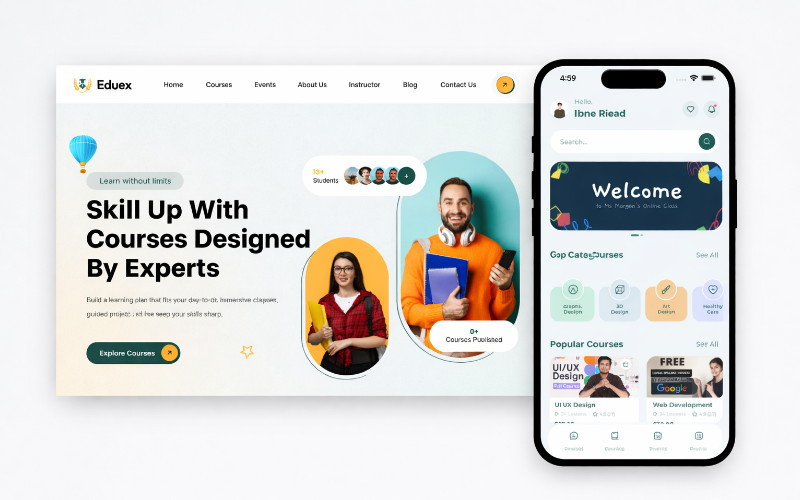 EduEx - AI-Powered Learning Management System (LMS) with Mobile App