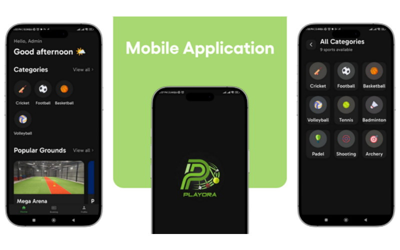 Playora - Smart Sports Ground & Court Booking Application